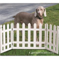 Picket Fence Wood Pet Gate Piet bianco